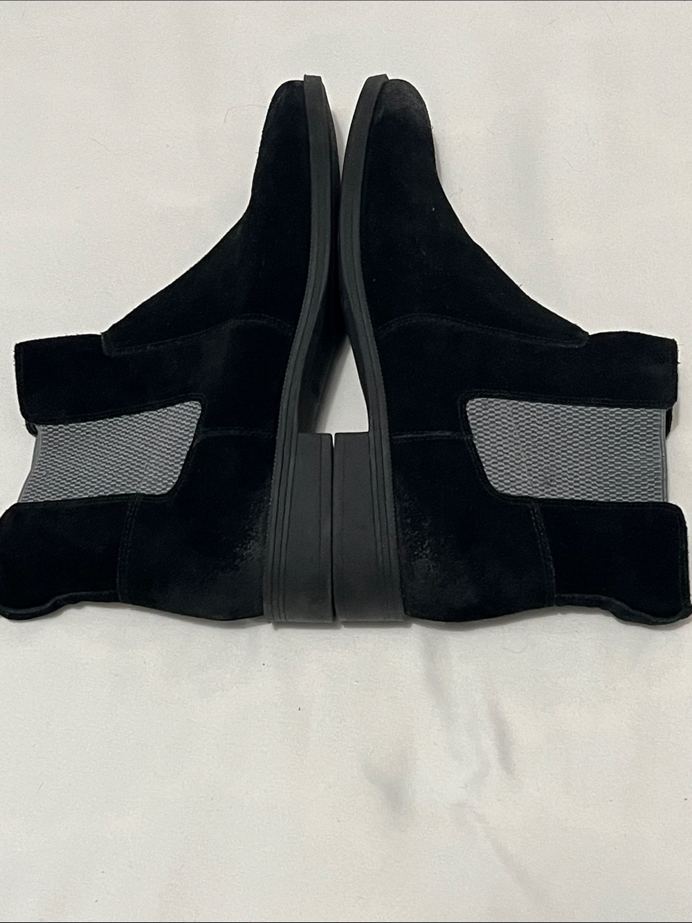Vionic Alana Water Repellent Black Suede Chelsea Ankle Boots - Picture 5 of 7